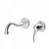 Bateria umywalkowa MONOCLASIC TRES podtynkowa chrom 24220001