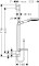 Zestaw natryskowy HANSGROHE RAINDANCE SELECT E120 EcoSmart Unica S Puro 0,65m, chrom/biały 26622400