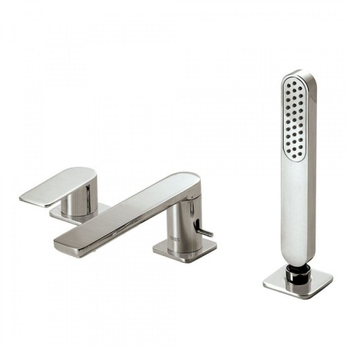 Bateria wannowa LOFT TRES stojąca stal nierdzewna 20016203AC