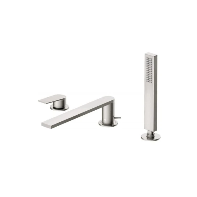Bateria wannowa PROJECT TRES stojąca stal szczotkowana 21116103AC