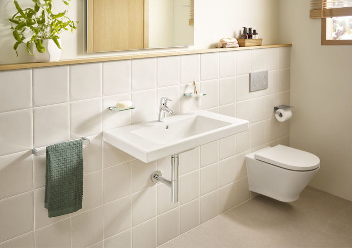 Miska wisząca WC ROCA GAP Rimless + deska wolnoopadająca, biała A34H47C000