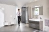 Miska wisząca WC ROCA INSPIRA Square, Rimless, biała A346537000