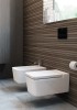 Miska wisząca WC ROCA INSPIRA Square, Rimless, biała A346537000