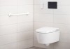 Miska wisząca WC ROCA INSPIRA Square, Rimless, biała A346537000
