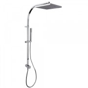 Komplet prysznicowy TRES CUADRO z przyłączem  podtynkowym , chrom 107131