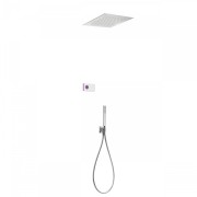 Komplet prysznicowy TRES SHOWER TECHNOLOGY z termostatem, podtynkowy, chrom 9286552