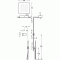 Zestaw prysznicowy SHOWER TECHNOLOGY TRES z baterią termostatyczną podtynkowy 9286552