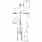 Zestaw prysznicowy SHOWER TECHNOLOGY TRES z baterią termostatyczną podtynkowy 9286563