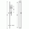 Zestaw prysznicowy LOFT TRES chrom 134522