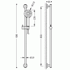Zestaw prysznicowy TRES 6192801