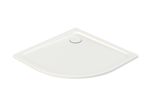 Brodzik półokrągły SANPLAST FREE LINE BP/FREE 80x80x2,5cm, stelaż w komplecie, biały Eurowhite 615-040-4420-01-000