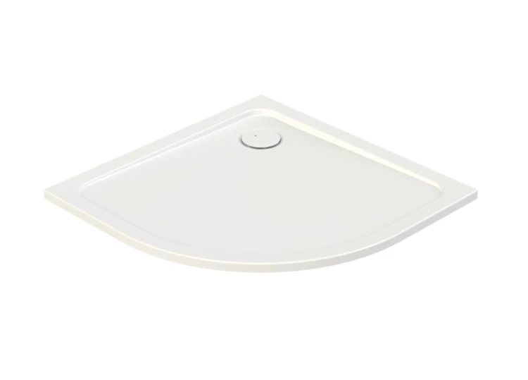 Brodzik półokrągły SANPLAST FREE LINE BP/FREE 80x80x2,5cm, stelaż w komplecie, biały Eurowhite 615-040-4420-01-000