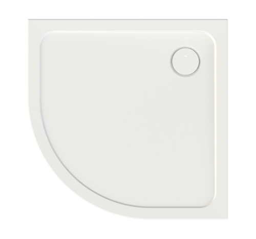 Brodzik półokrągły SANPLAST FREE LINE BP/FREE 90x90x2,5cm, stelaż w komplecie, biały Eurowhite 615-040-4430-01-000