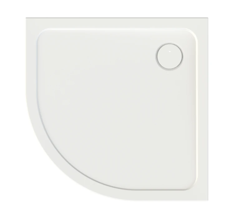 Brodzik półokrągły SANPLAST FREE LINE BP/FREE 90x90x2,5cm, stelaż w komplecie, biały Eurowhite 615-040-4430-01-000