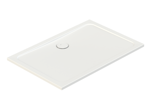 Brodzik prostokątny SANPLAST FREE LINE B/FREE 80x120x2,5cm, stelaż w komplecie, biały 615-040-4390-01-000