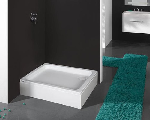 Brodzik prostokątny SANPLAST FREE LINE B/FREE 80x120x9cm, stelaż w komplecie, biały 615-040-0190-01-000