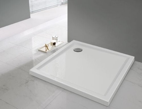 Brodzik kwadratowy SANPLAST PRESTIGE 80cm, zabudowany, ProSafe, biały 615-070-1020-01-002