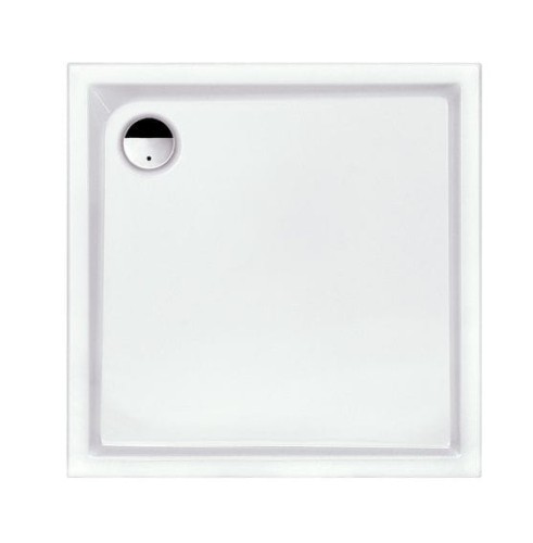 Brodzik kwadratowy SANPLAST PRESTIGE 80cm, zabudowany, biały 615-070-1020-01-000