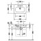 Umywalka meblowa DURAVIT DURASTYLE 65x48cm, biała 2320650000