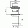 Korek Tres CLICK-CLACK chrom 13454110