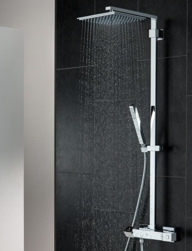 System prysznicowy GROHE EUPHORIA CUBE SYSTEM 230 z termostatem. chrom 26087000