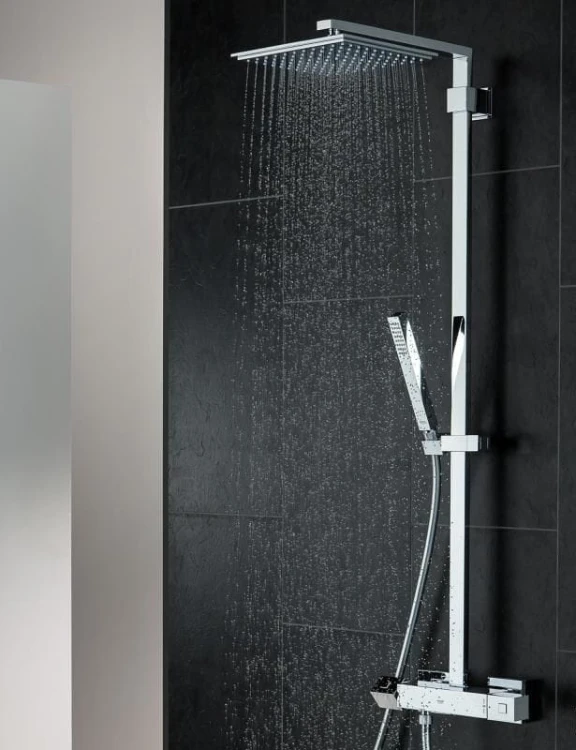 System prysznicowy GROHE EUPHORIA CUBE SYSTEM 230 z termostatem. chrom 26087000