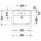 Umywalka DURAVIT STARCK 3 60x45cm, biała 0300600000
