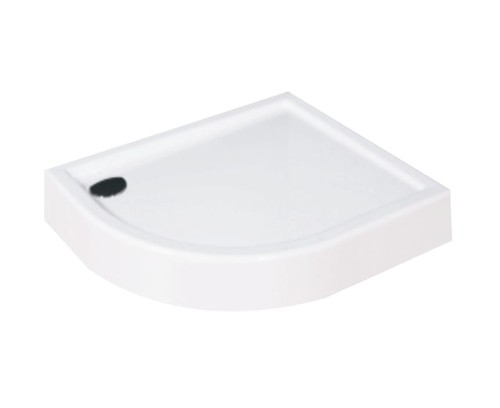 Brodzik półokrągły SCHEDPOL GRANDO PLUS 90x80x17cm, asymetryczny, biały 3.0137