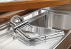 Bateria kuchenna BLANCO LINUS-S-F z wyciąganą wylewką, podokienna, chrom 514023