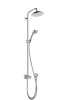 Komplet prysznicowy HANSGROHE CROMA 220 RENO z ramieniem prysznicowym 400mm, chrom 27224000