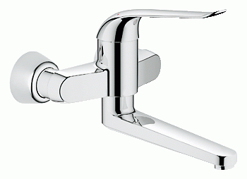 Bateria umywalkowo-kuchenna GROHE EUROECO SPECIAL ścienna, chrom 32773000