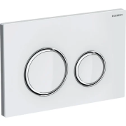 Przycisk spłukujący GEBERIT SIGMA 21 szkło białe/chrom 115.884.SI.1