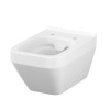 Miska wisząca WC CERSANIT CREA Cleanon, prostokątna, biała K114-016