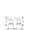 Bateria wannowa AXOR CITTERIO 2-otworowa, el.zew., chrom 39482000