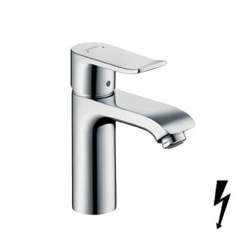 Bateria umywalkowa HANSGROHE METRIS 110 do bezciśn. podgrzewaczy wody, chrom 31074000