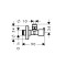 Zawór kątowy HANSGROHE S 1/2"x3/8" z zaciskiem, chrom 13901000