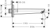 Wylewka wannowa HANSGROHE LOGIS chrom 71410000