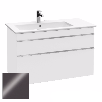 Szafka podumywalkowa VILLEROY&BOCH VENTICELLO 953x590x502mm, uchwyt chrom, GLOSSY GREY A92701FP