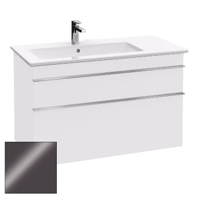 Szafka podumywalkowa VILLEROY&BOCH VENTICELLO 953x590x502mm, uchwyt chrom, GLOSSY GREY A92701FP