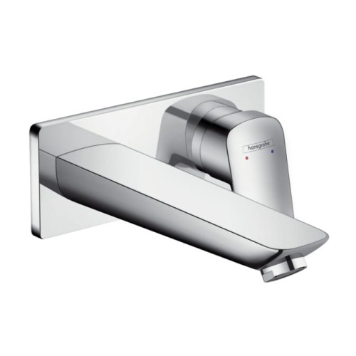 Bateria umywalkowa HANSGROHE LOGIS podtynkowa, wyl.195mm, el. zew., chrom 71220000