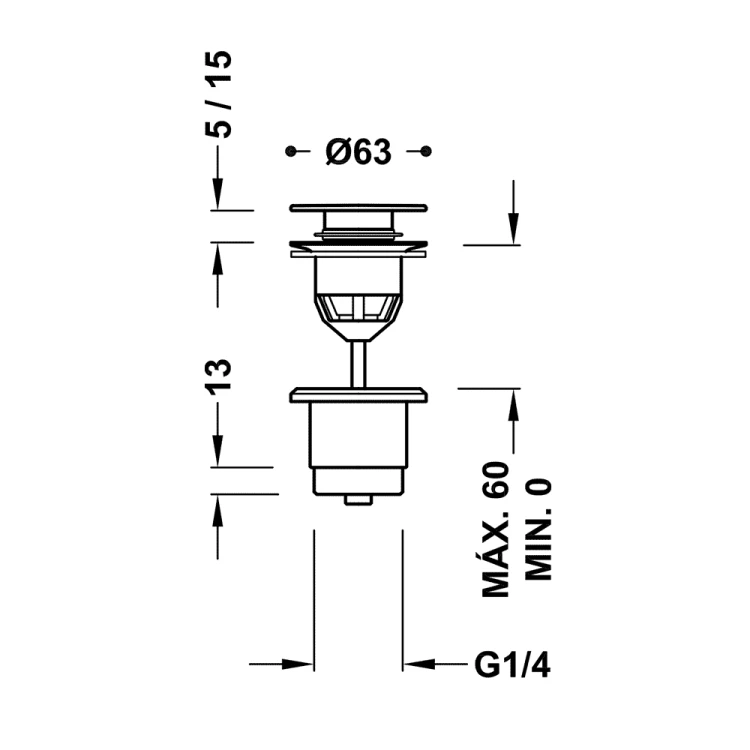 Korek SIMPLE Tres RAPID złoty 24284001OR