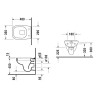 Miska wisząca WC DURAVIT D-CODE Compact 48x35cm, biała 221109002