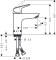 Bateria umywalkowa HANSGROHE LOGIS 100 z korkiem push-open, chrom 71107000