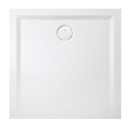 Brodzik kwadratowy SANPLAST SPACE MINERAL S B-M/SPACE S 110x110cm, z syfonem, biały 645-410-0050-01-000