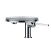 Bateria umywalkowa KARTELL BY LAUFEN Disc Stojąca 105mm, z korkiem automatycznym Chrom  H3113310041111
