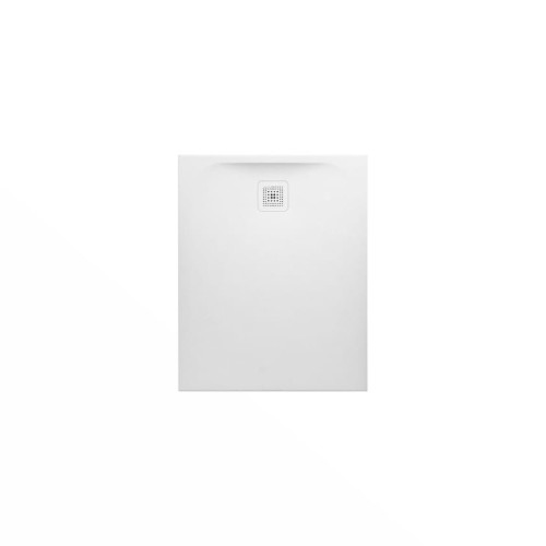Brodzik prostokątny LAUFEN PRO 100x80cm, odpł.FI90 przy kr.boku, Marbond biały  H2109510000001