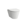 Miska wisząca KARTELL BY LAUFEN Compacto 49x37cm Rimless biały  H8203330000001