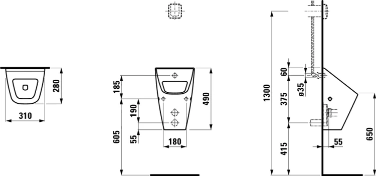 Pisuar LAUFEN VILA H8411420000001