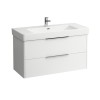 Szafka podumywalkowa LAUFEN BASE 1010x438x515mm 2S do umywalki LAUFEN PRO S 105cm biały  H4024521102611
