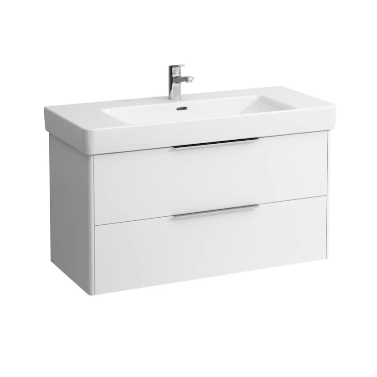 Szafka podumywalkowa LAUFEN BASE 1010x438x515mm 2S do umywalki LAUFEN PRO S 105cm biały  H4024521102611